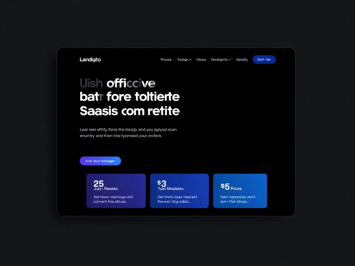 Landing Page design for Loop Analytics